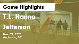 T.L. Hanna  vs Jefferson  Game Highlights - Nov. 21, 2023