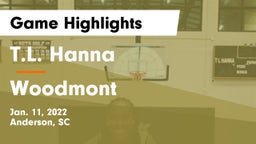 T.L. Hanna  vs Woodmont  Game Highlights - Jan. 11, 2022