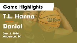 T.L. Hanna  vs Daniel  Game Highlights - Jan. 2, 2024