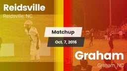 Matchup: Reidsville High vs. Graham  2016