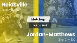 Matchup: Reidsville High vs. Jordan-Matthews  2016