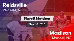 Matchup: Reidsville High vs. Madison  2016