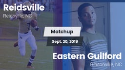 Matchup: Reidsville High vs. Eastern Guilford  2019