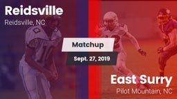 Matchup: Reidsville High vs. East Surry  2019
