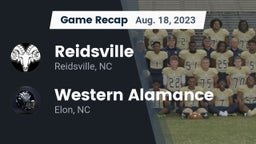 Recap: Reidsville  vs. Western Alamance  2023