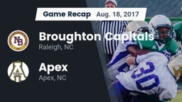 Recap: Broughton Capitals vs. Apex  2017