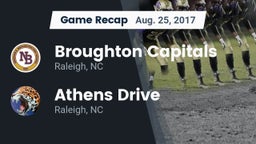 Recap: Broughton Capitals vs. Athens Drive  2017