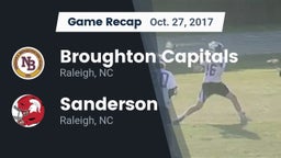 Recap: Broughton Capitals vs. Sanderson  2017