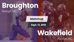 Matchup: Broughton Capitals vs. Wakefield  2019