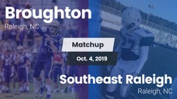 Matchup: Broughton Capitals vs. Southeast Raleigh  2019