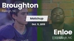 Matchup: Broughton Capitals vs. Enloe  2019