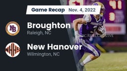 Recap: Broughton  vs. New Hanover  2022