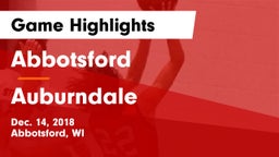 Abbotsford  vs Auburndale  Game Highlights - Dec. 14, 2018