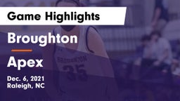 Broughton  vs Apex Game Highlights - Dec. 6, 2021