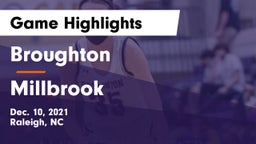 Broughton  vs Millbrook  Game Highlights - Dec. 10, 2021