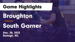 Broughton  vs South Garner  Game Highlights - Dec. 20, 2023