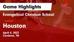 Evangelical Christian School vs Houston  Game Highlights - April 4, 2023