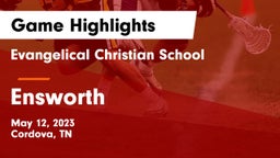Evangelical Christian School vs Ensworth  Game Highlights - May 12, 2023