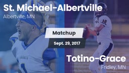 Matchup: St. Michael-Albert vs. Totino-Grace  2017
