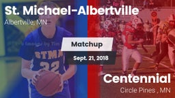 Matchup: St. Michael-Albert vs. Centennial  2018