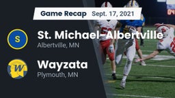 Recap: St. Michael-Albertville  vs. Wayzata  2021