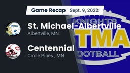 Recap: St. Michael-Albertville  vs. Centennial  2022