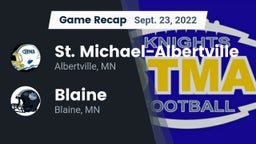 Recap: St. Michael-Albertville  vs. Blaine  2022