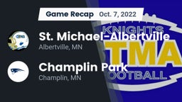 Recap: St. Michael-Albertville  vs. Champlin Park  2022