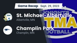 Recap: St. Michael-Albertville  vs. Champlin Park  2023