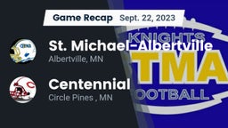 Recap: St. Michael-Albertville  vs. Centennial  2023