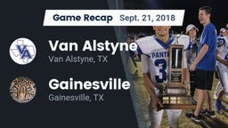 Recap: Van Alstyne  vs. Gainesville  2018