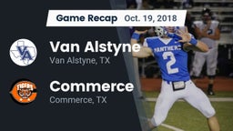Recap: Van Alstyne  vs. Commerce  2018