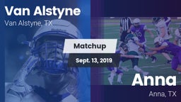 Matchup: Van Alstyne High vs. Anna  2019