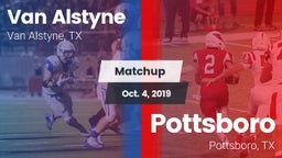 Matchup: Van Alstyne High vs. Pottsboro  2019