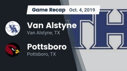 Recap: Van Alstyne  vs. Pottsboro  2019