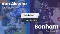 Matchup: Van Alstyne High vs. Bonham  2019