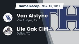 Recap: Van Alstyne  vs. Life Oak Cliff  2019