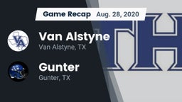 Recap: Van Alstyne  vs. Gunter  2020