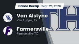 Recap: Van Alstyne  vs. Farmersville  2020