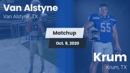 Matchup: Van Alstyne High vs. Krum  2020