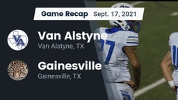 Recap: Van Alstyne  vs. Gainesville  2021