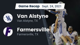 Recap: Van Alstyne  vs. Farmersville  2021