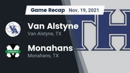Recap: Van Alstyne  vs. Monahans  2021