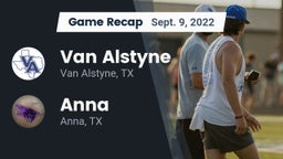 Recap: Van Alstyne  vs. Anna  2022