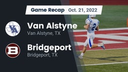 Recap: Van Alstyne  vs. Bridgeport  2022