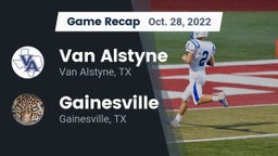 Recap: Van Alstyne  vs. Gainesville  2022