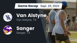 Recap: Van Alstyne  vs. Sanger  2023