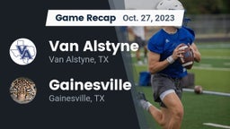 Recap: Van Alstyne  vs. Gainesville  2023