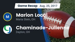 Recap: Marion Local  vs. Chaminade-Julienne  2017