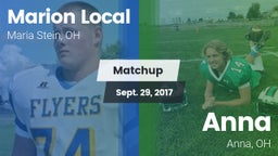 Matchup: Marion Local High vs. Anna  2017